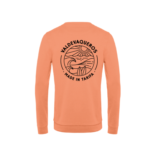 Sudadera sin capucha Classic Loose Naranja Sunset Valdevaqueros negro