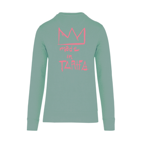 Sudadera Orgánica Sin Capucha Verdevaldevaqueros King Tarifa