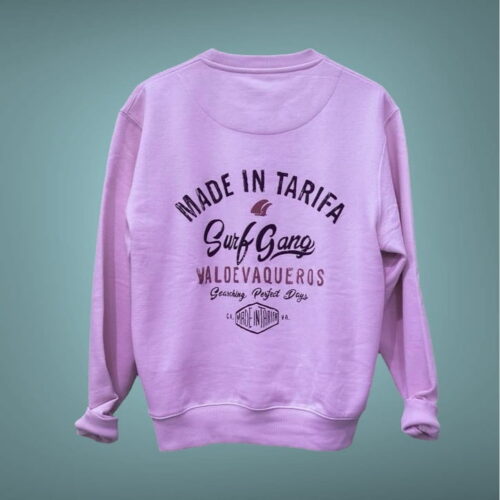 Sudadera sin capucha Surg gang rosa