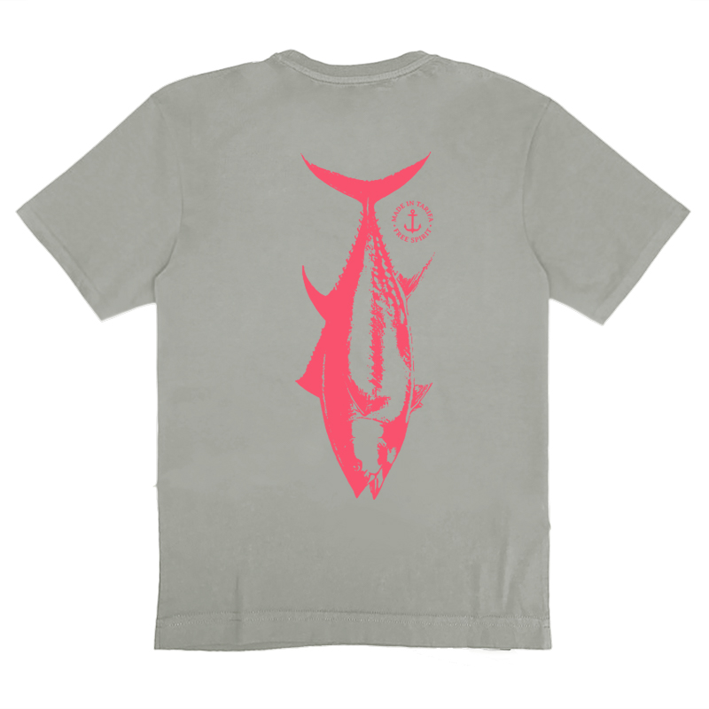 CAMISETA MANGA CORTA SOFTGREEN TUNAFREESPIRIT BACK MADEINTARIFA