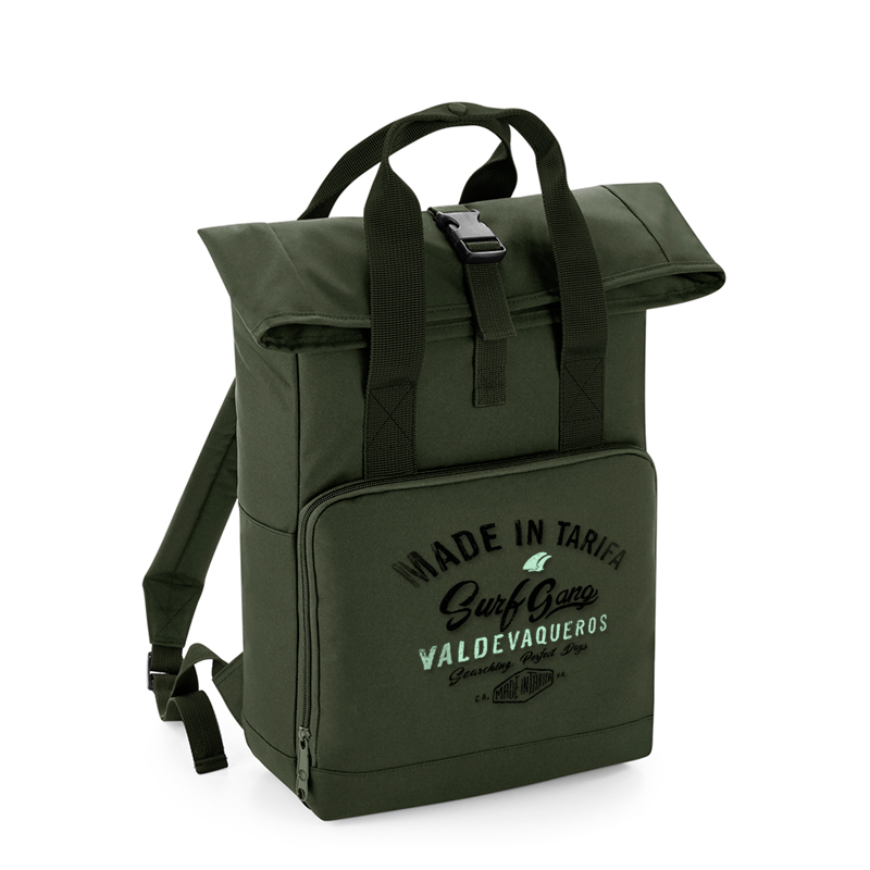 mochila verde surfgangverde madeintarifa-madeintarifa