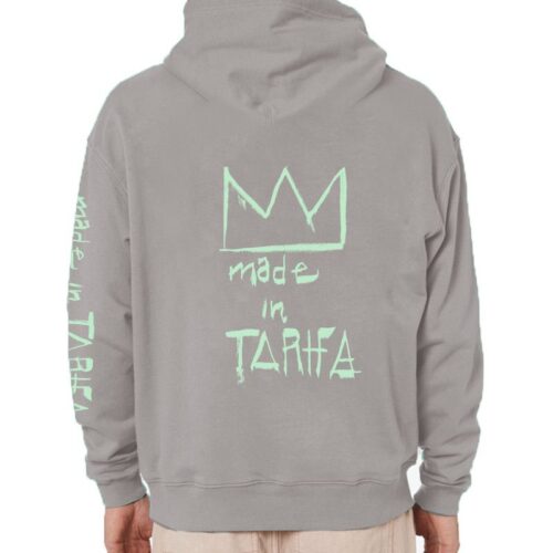 Sudadera surfer softgreen corona verde madeintarifa
