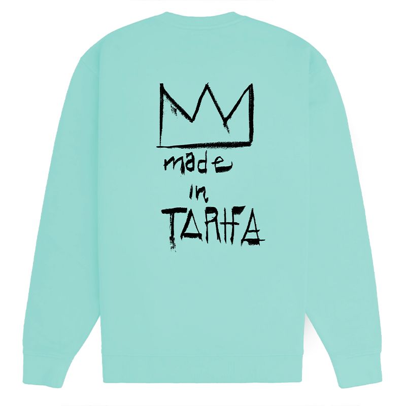 Sudadera surfera Sin Capucha Azulwave Corona
