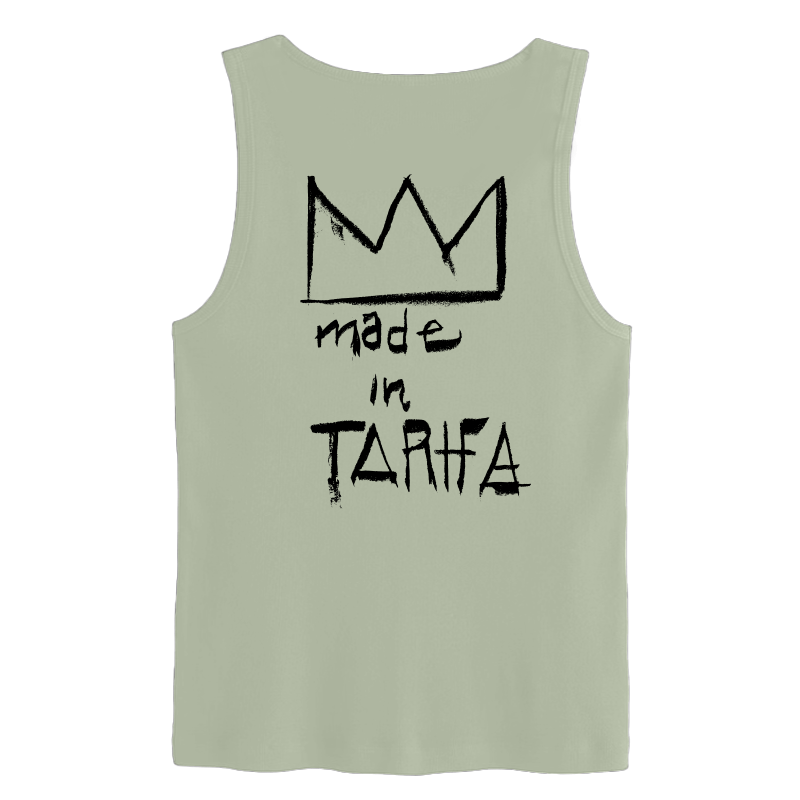 Camiseta surfera tanktop gris corona
