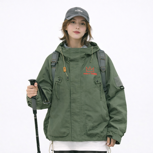chubasquero khaki front madeintarifa