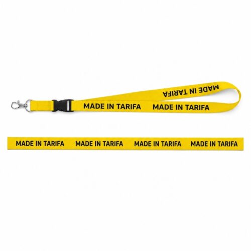 Llavero amarillo layard madeintarifa
