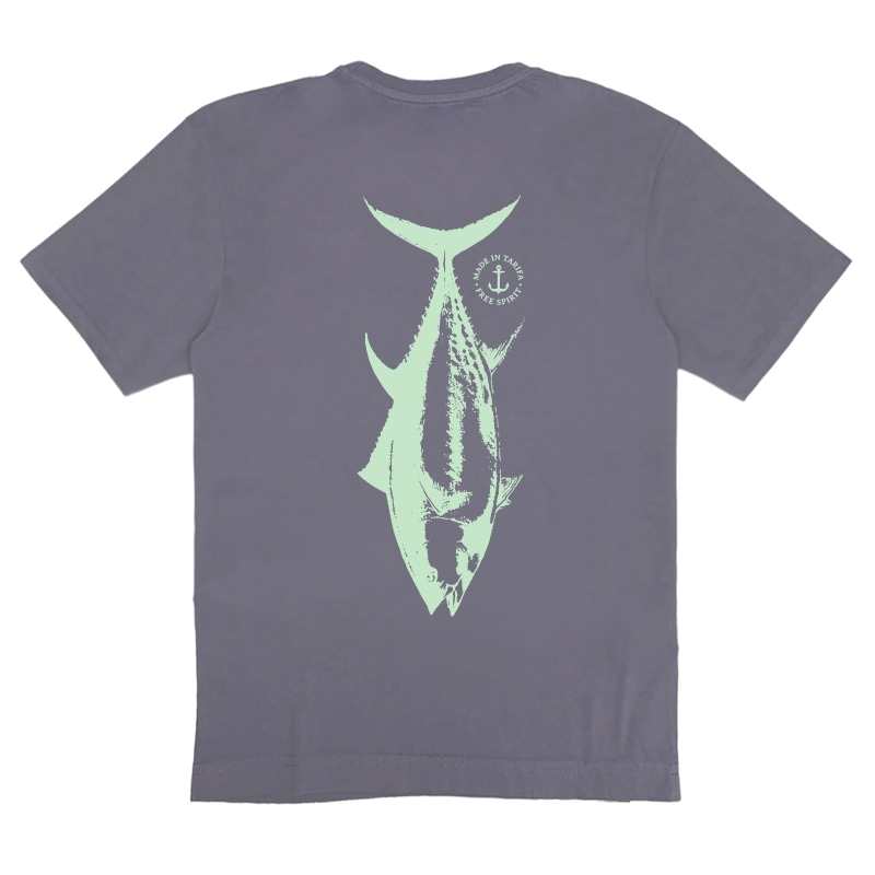 camiseta manga corta plus tuna verde back madeintarifa