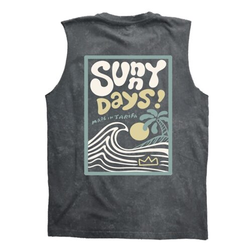 Camiseta Surfera HeavyMetal Negro