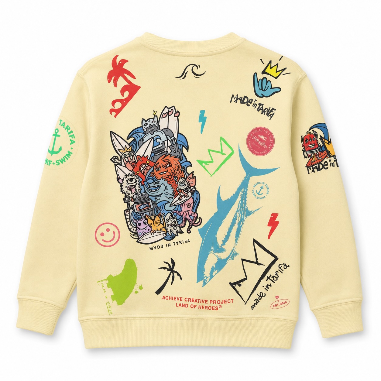 Sudadera surfera sin Capucha La Obra Kids