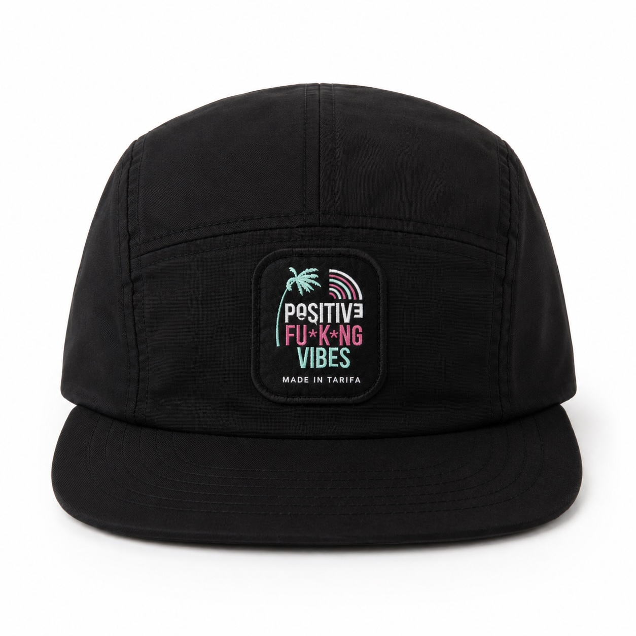 Gorra surfera 5panels Negra
