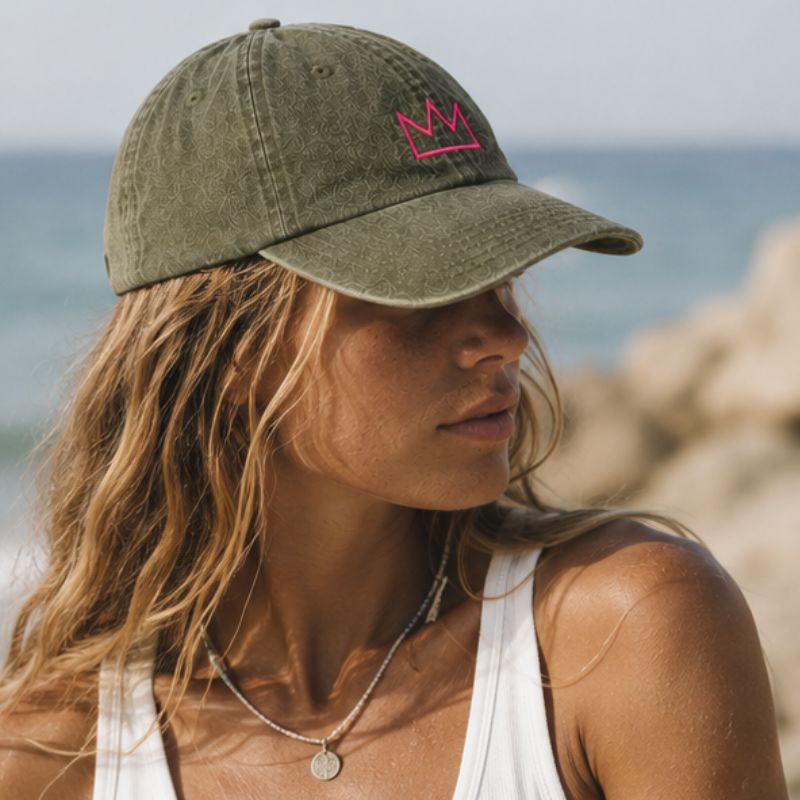 Gorras surfera Vintage Khaki - Imagen 4