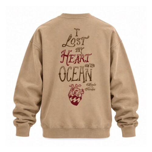 Sudadera surfer sin capucha Camel Heart
